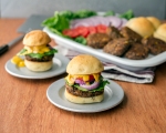 Black Bean Burgers from Eaternity by Jason Wrobel // Photo by Jackie Sobon